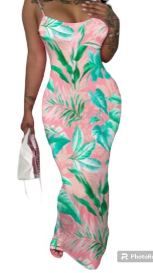 Tropical Maxi Dress