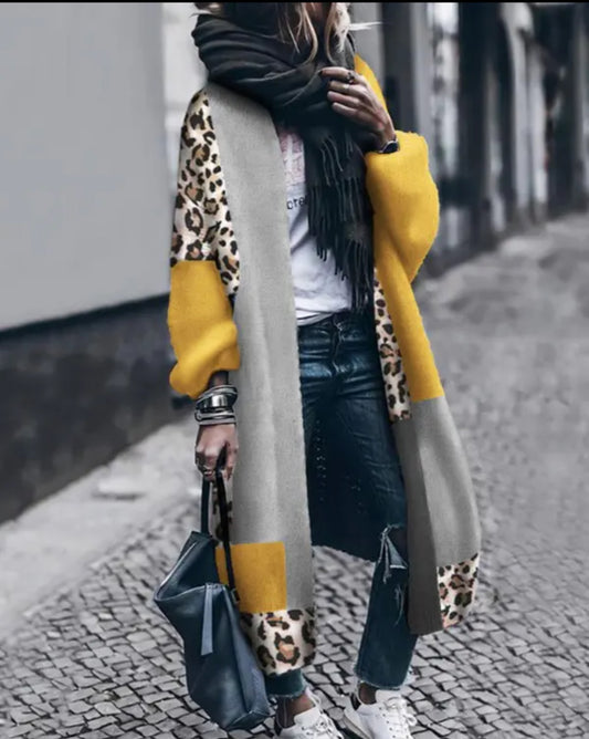 Cheetah Print Cardigan